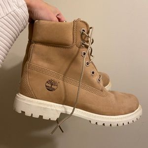 Beige Women’s Timberland Boot
